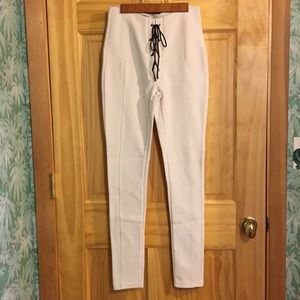 High waisted ski inspired pants